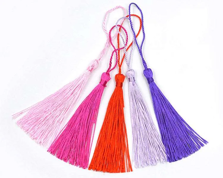 3 Pieces Colorful Tassels for DIY Bookmark Resin Moulds Jewelry DIY Craft