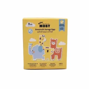 Baby Moby Breastmilk Storage Bags 8 oz (24 bags)