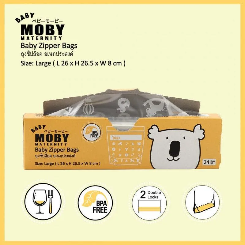 Baby Moby Large Zipper Bag