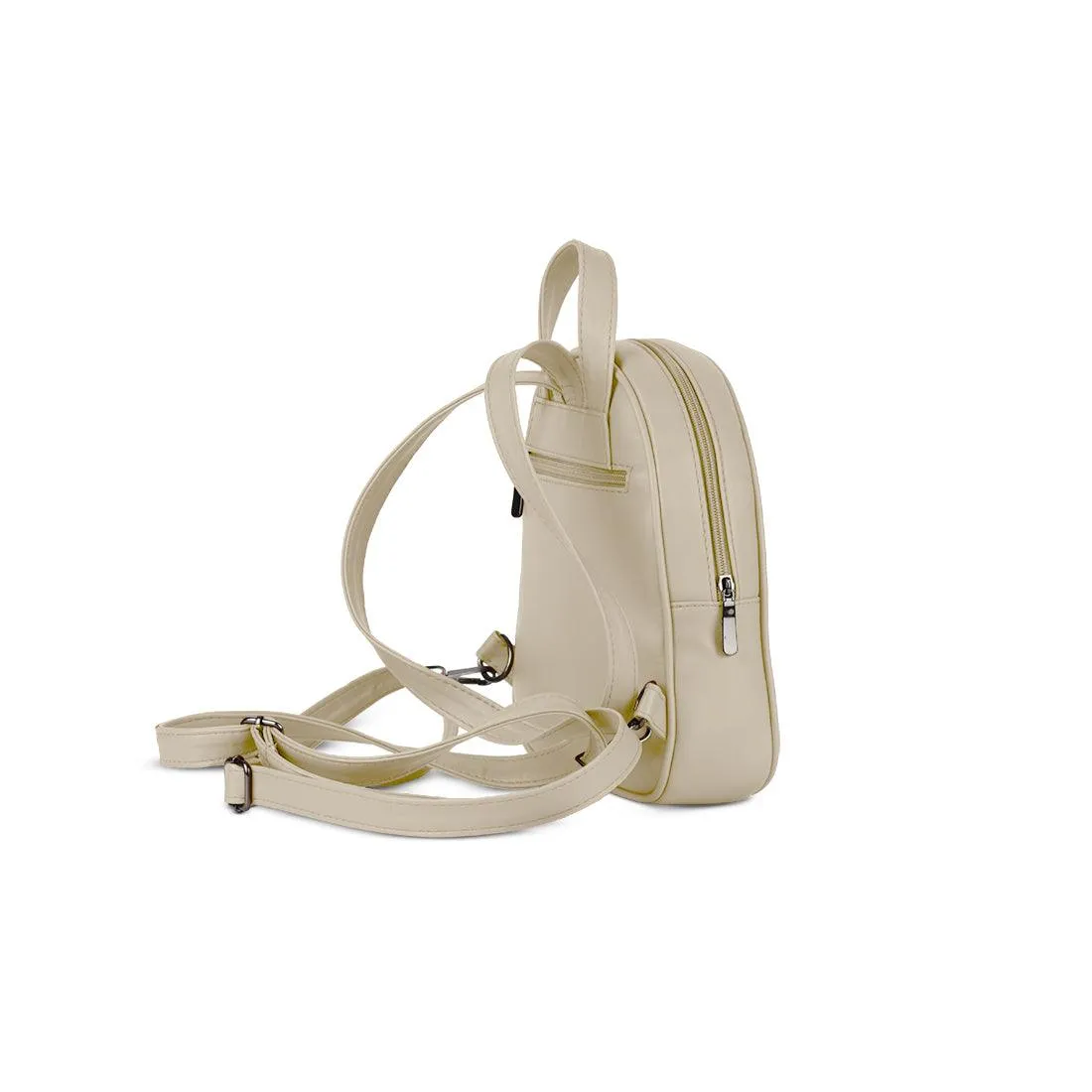 Beige O Mini Backpacks Iris