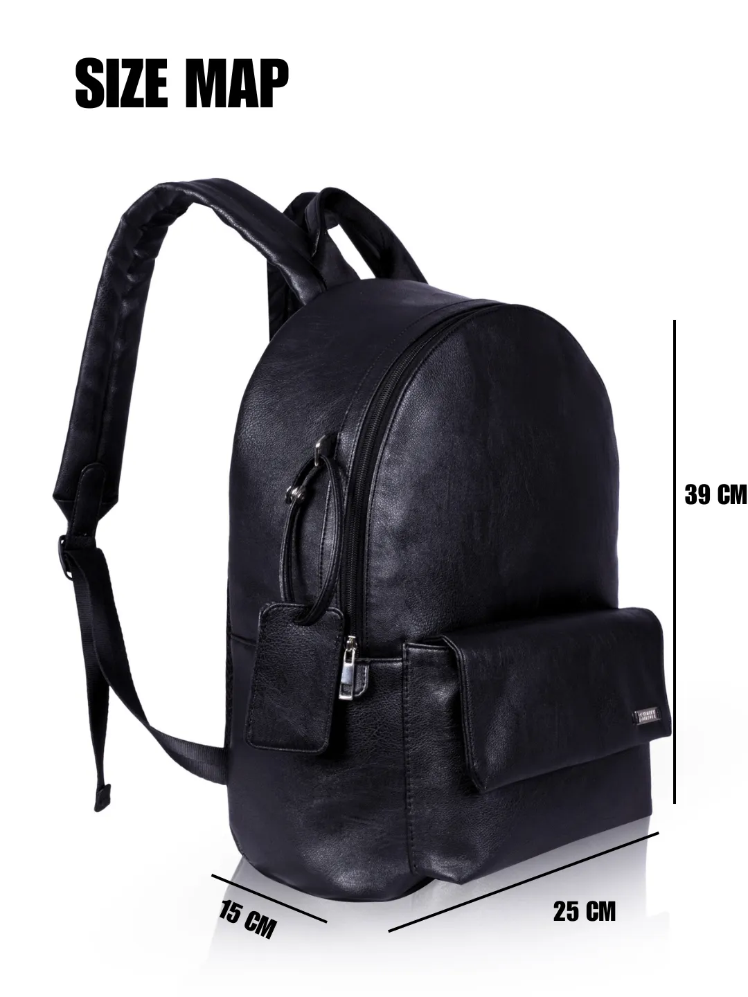 Black Front Pocket BuddyPack - The Urban Backpack