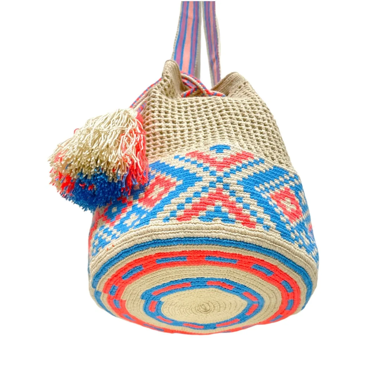 Colorful Crochet Mesh Bags | L