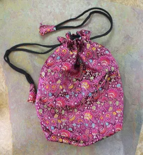 Colorful Pink Mala Bag