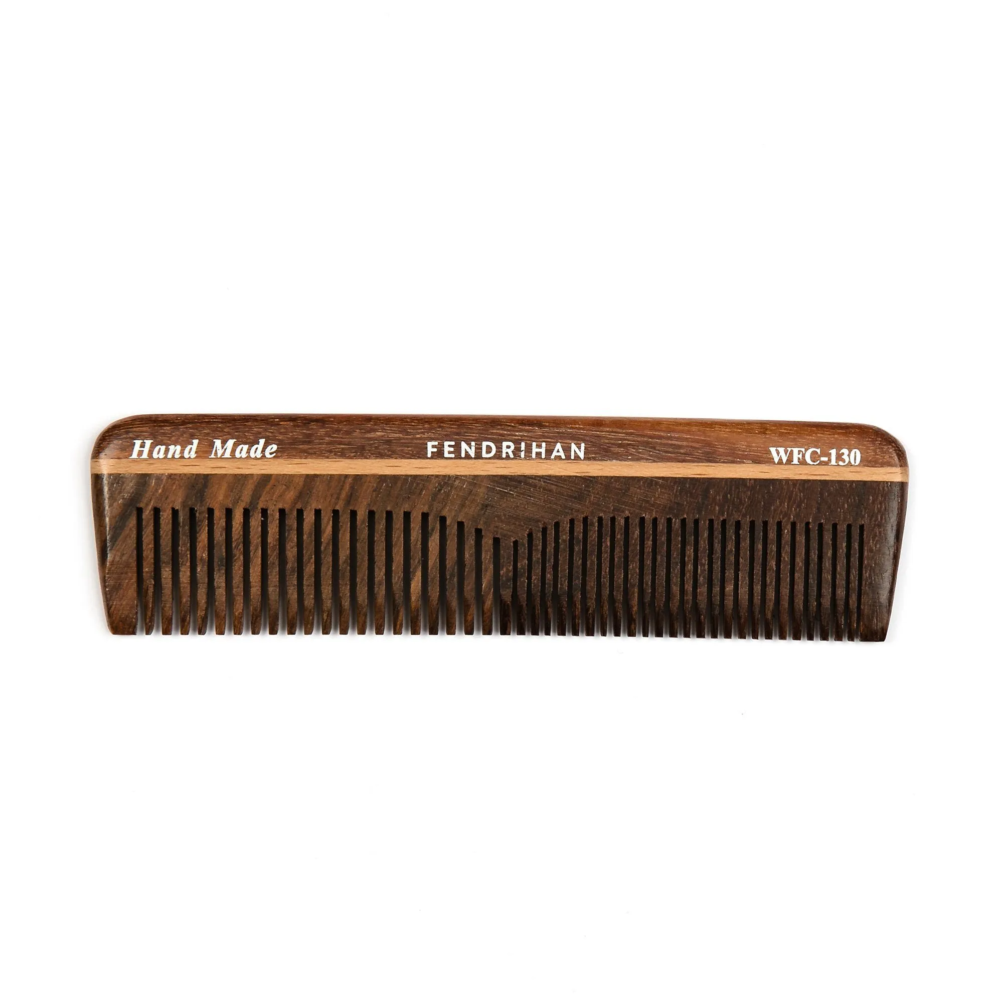 Fendrihan Wooden Double-Tooth Pocket Comb