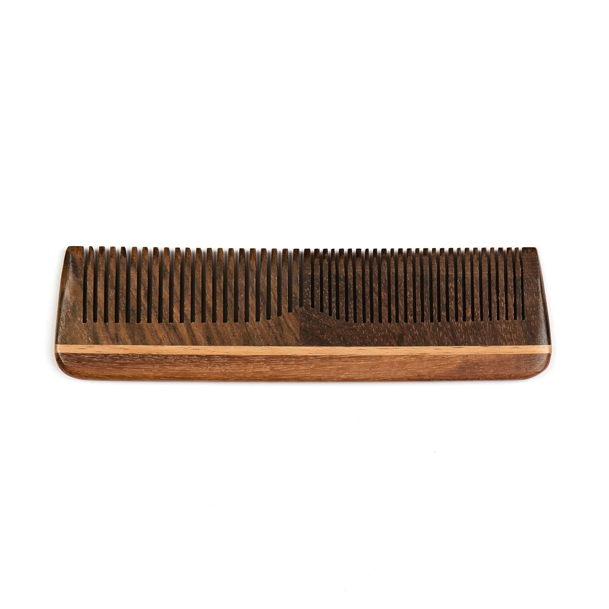 Fendrihan Wooden Double-Tooth Pocket Comb