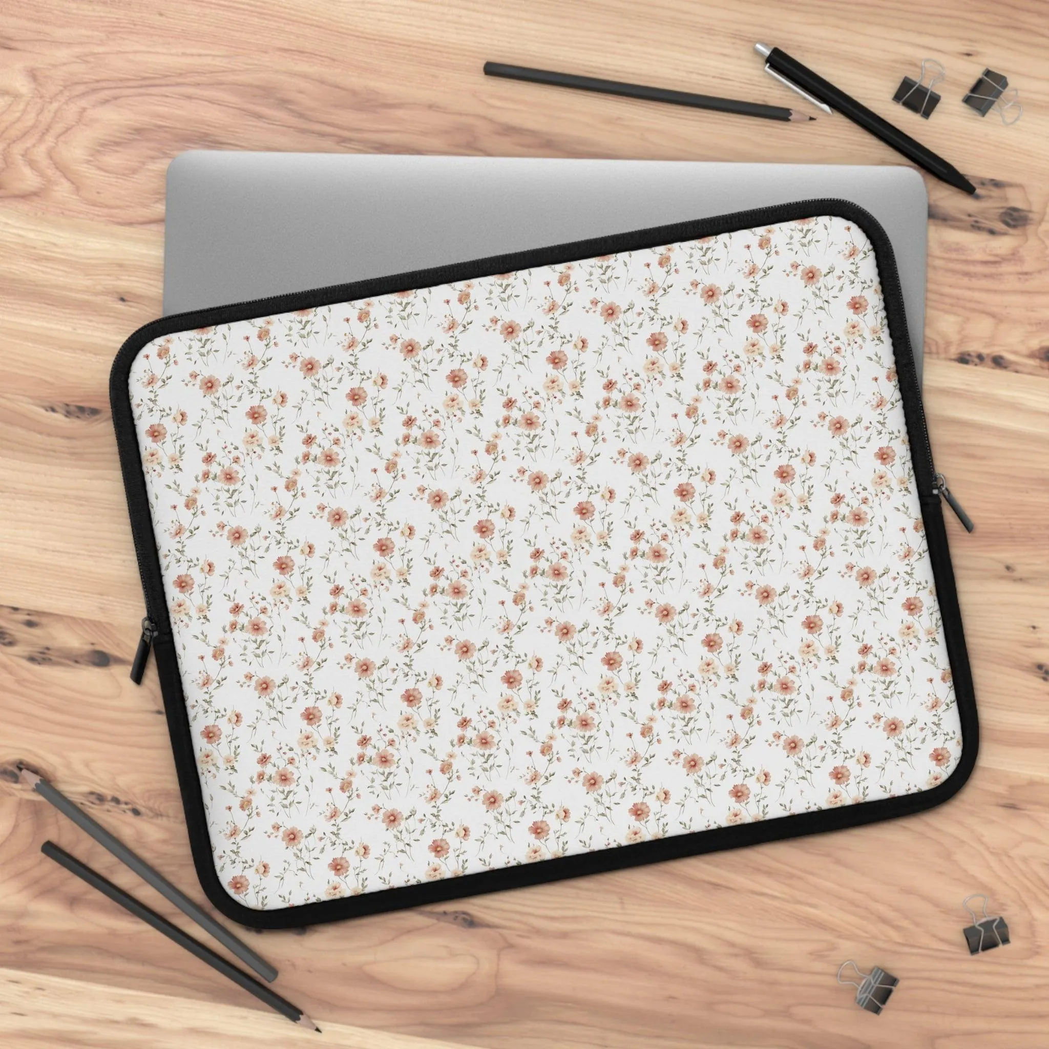 Floral Laptop Sleeve - Stylish Protection for Your Device