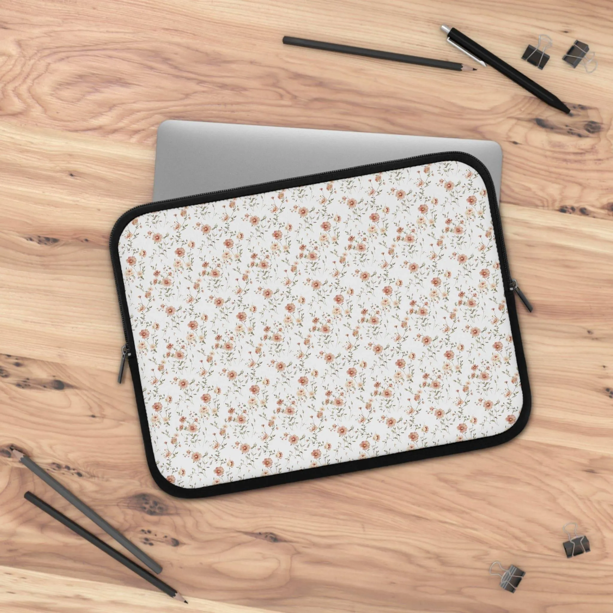 Floral Laptop Sleeve - Stylish Protection for Your Device