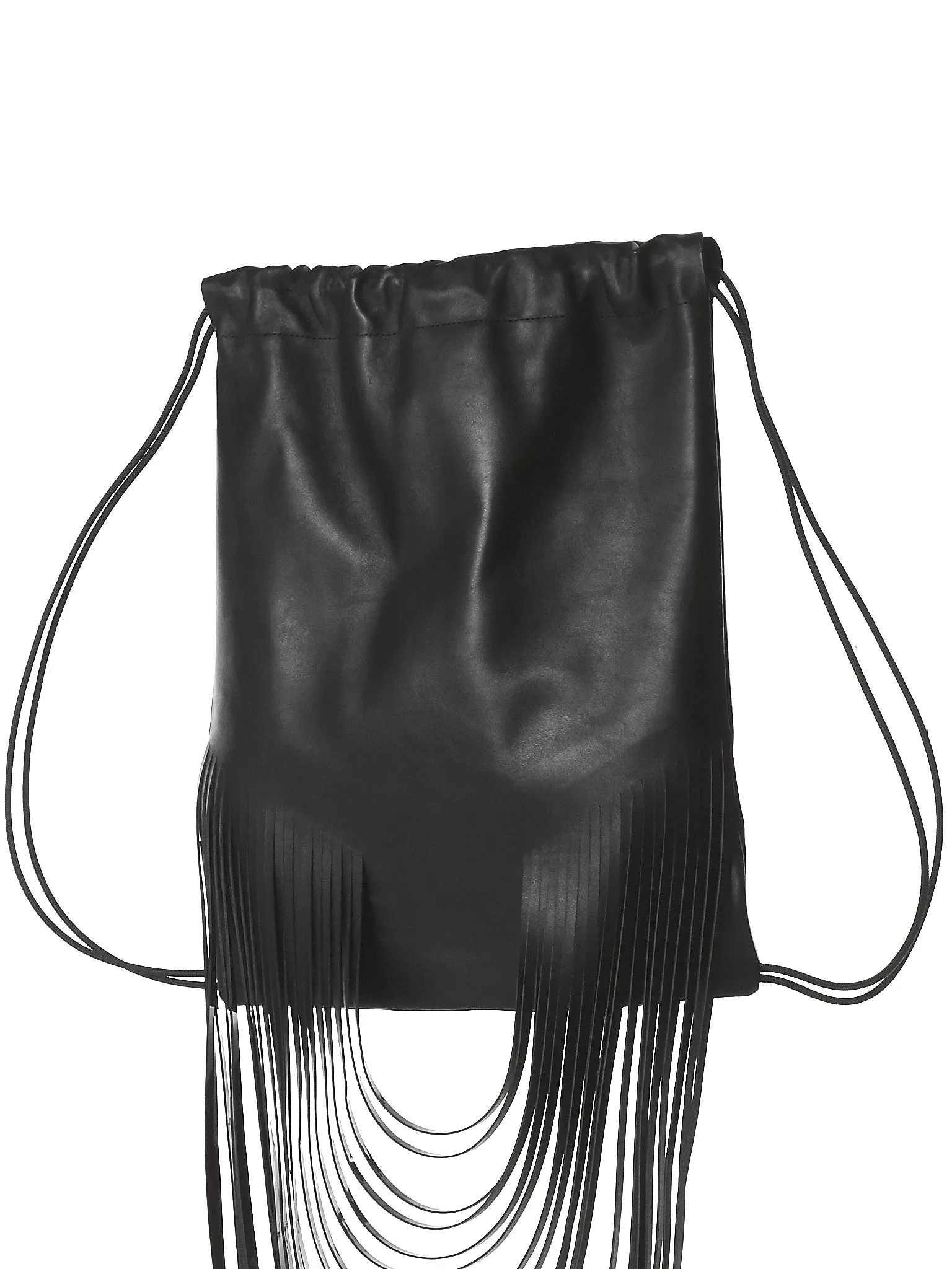 Fringed Athletic Knapsack (8.15 OVERSIZED FRINGED BP BLK)