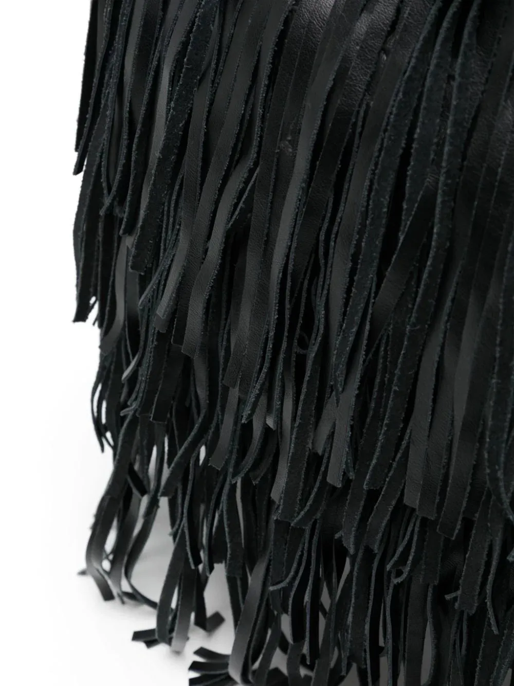 Fringed Leather Shoulder Bag