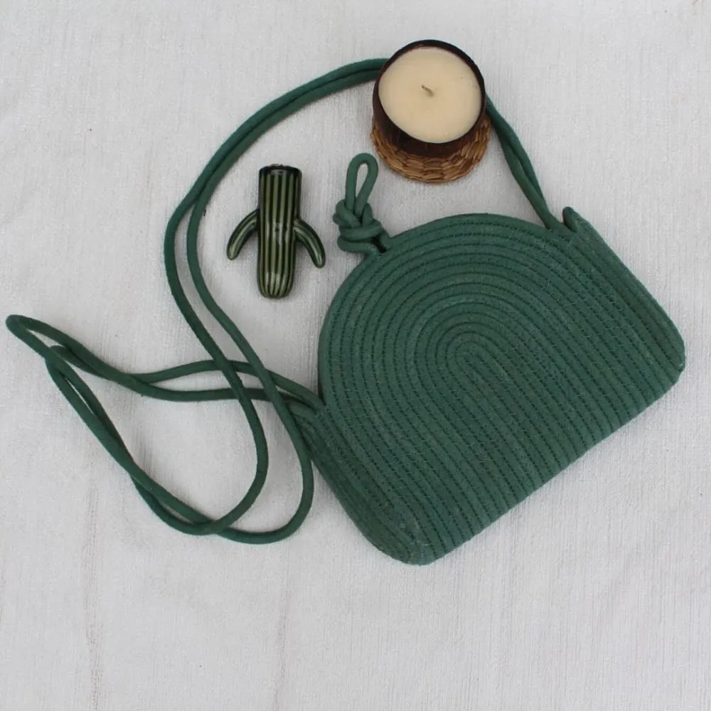 Green Sling Bag