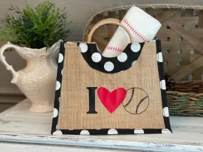 I Love Baseball Purse