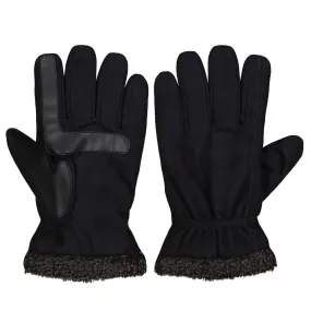 Isotoner - Men's Microsuede Berber Gloves (7H488 BLK)