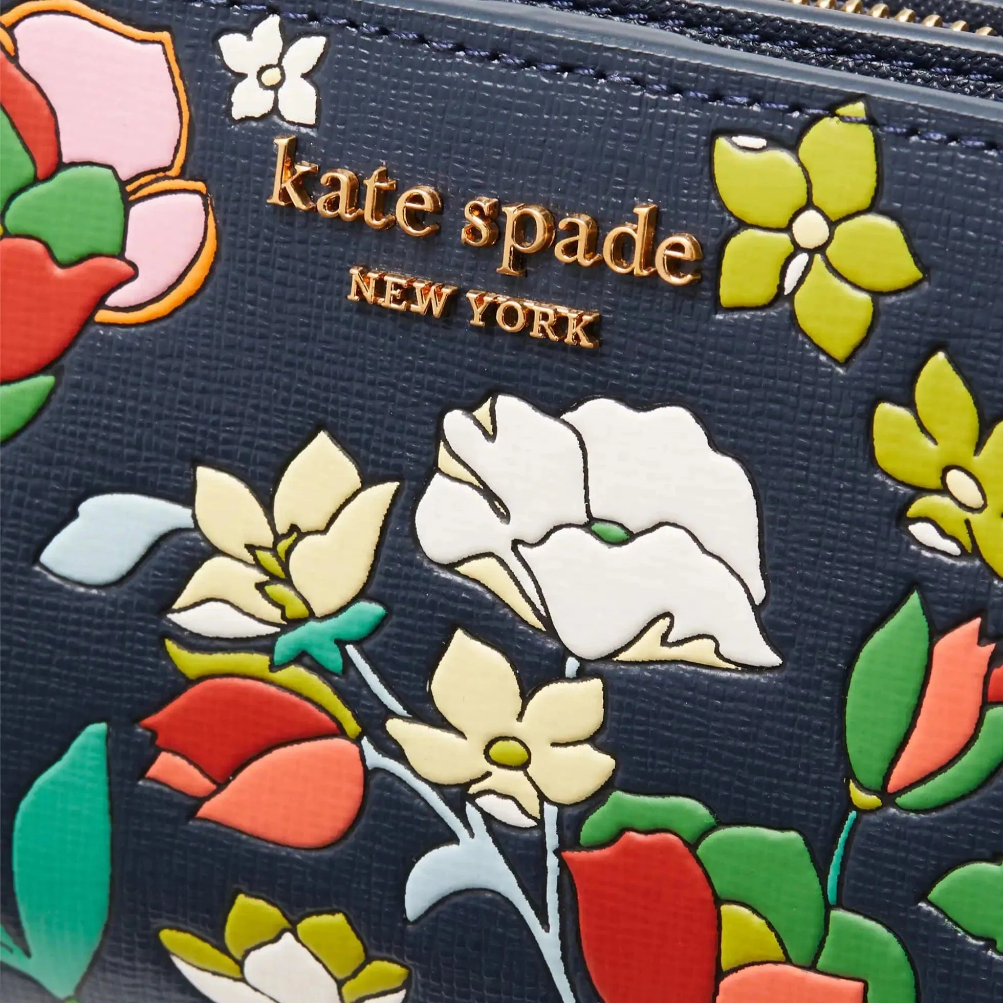 Kate Spade Compact Flower Purse Blazer Blue