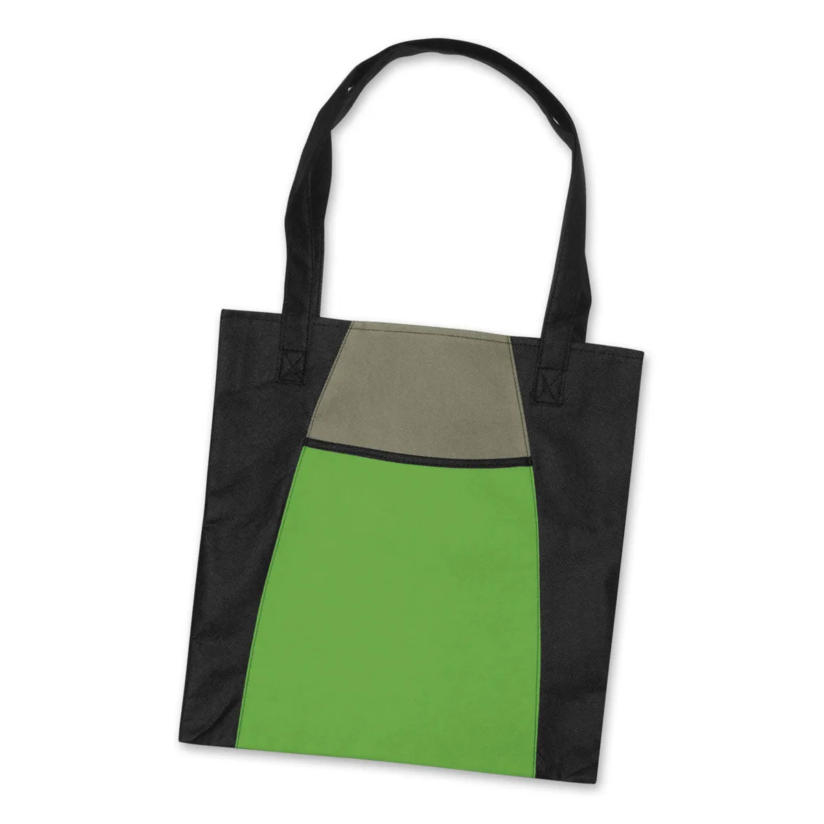 Merchology Bright Green/Black Fashion Tote Bag