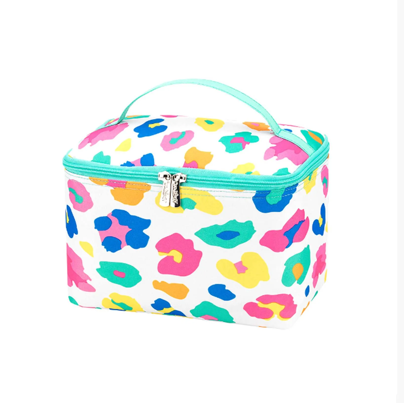 Monogrammed Colorful Soft Sided Travel Cosmetic Cases