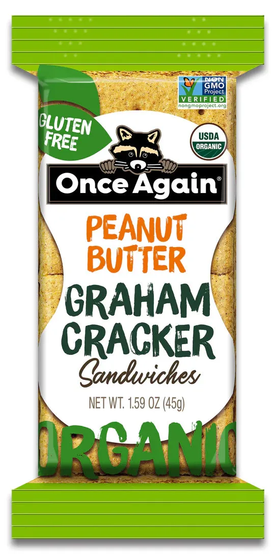 Once Again Organic Peanut Butter Graham Cracker Sandwiches 1.59oz