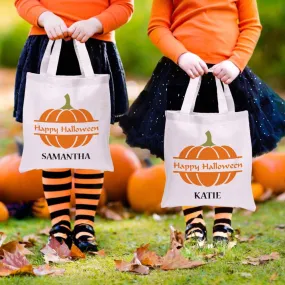 Personalized Happy Halloween Kids Tote Bag for Kids