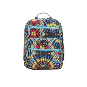 Tie Dye Colorful Black Backpack