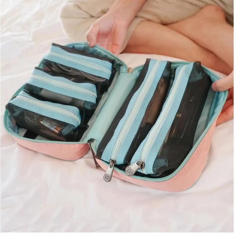 Toiletry Bag Travel Organizer Purple RD-53