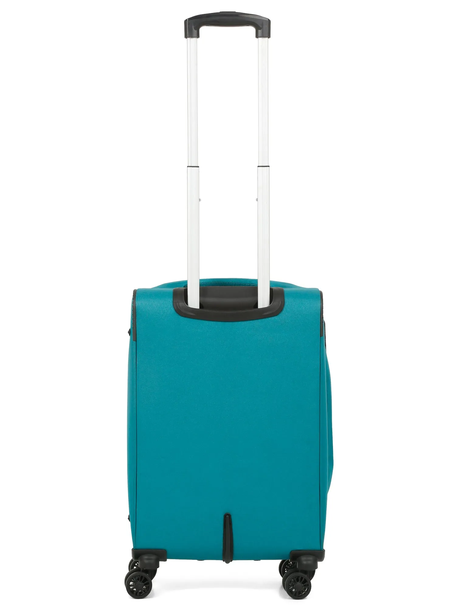 Unisex Teal Fashion Soft Luggage Trolley Bag