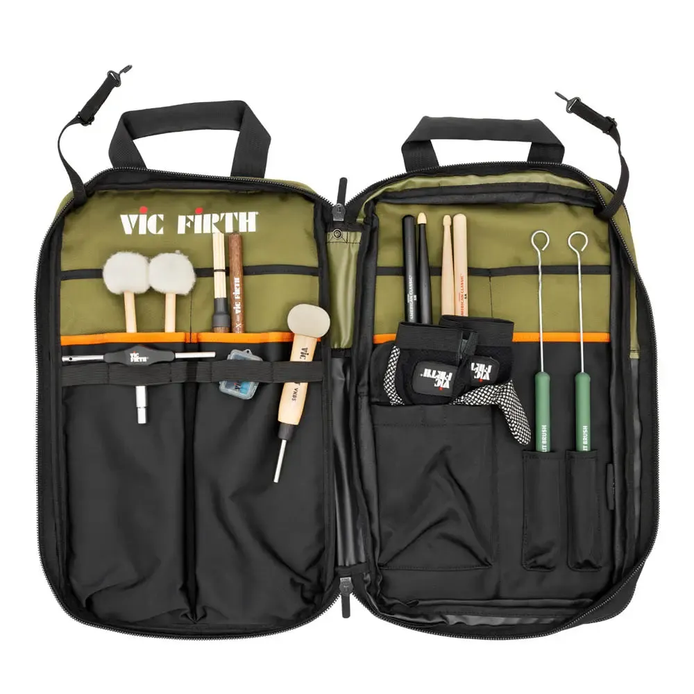 Vic Firth Professional Stick Bag Green/Black