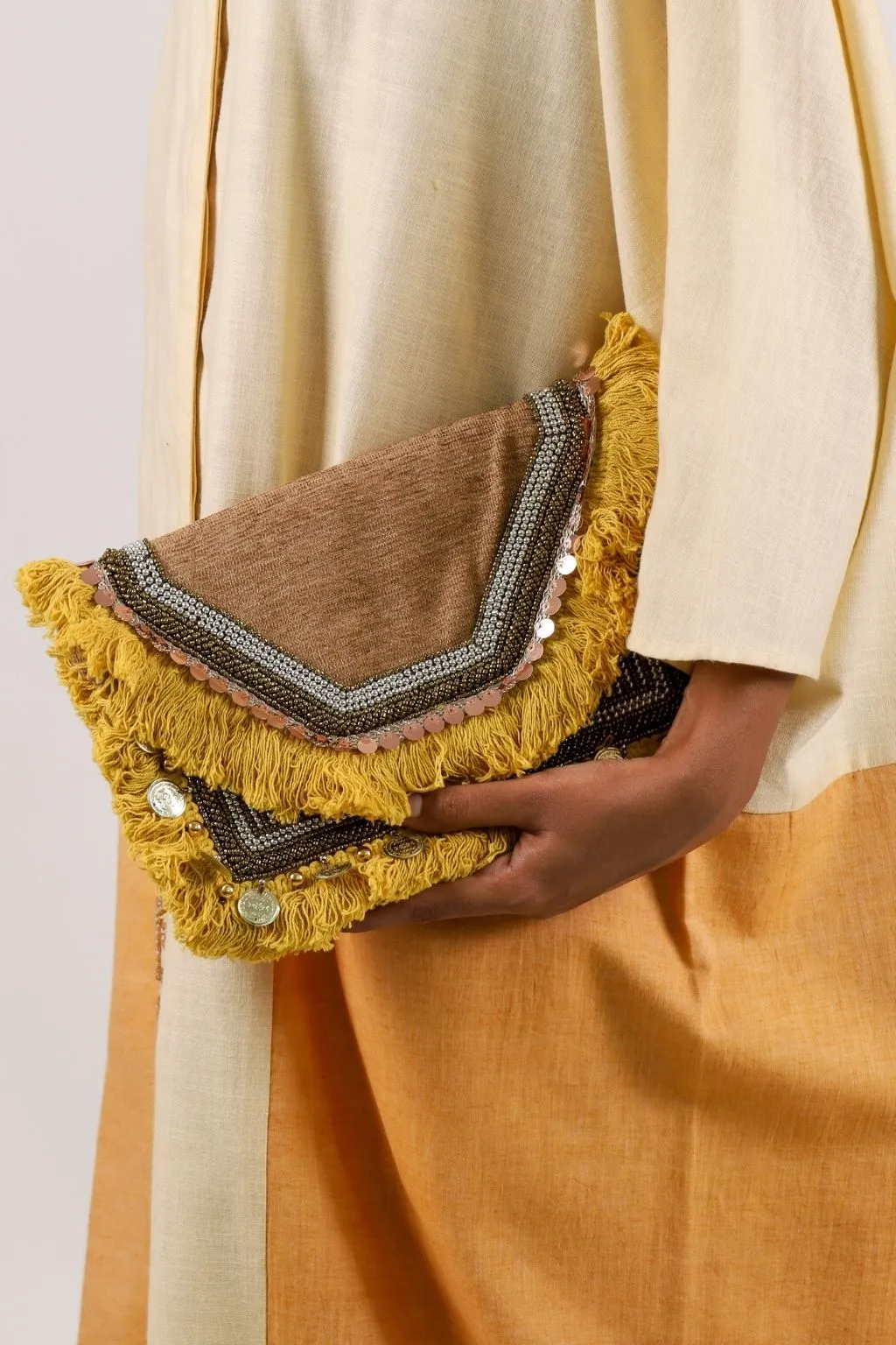 Yellow Banjara Sling Bag