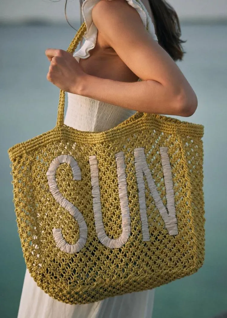 Z Supply Summer Tote Bag- Sunshine