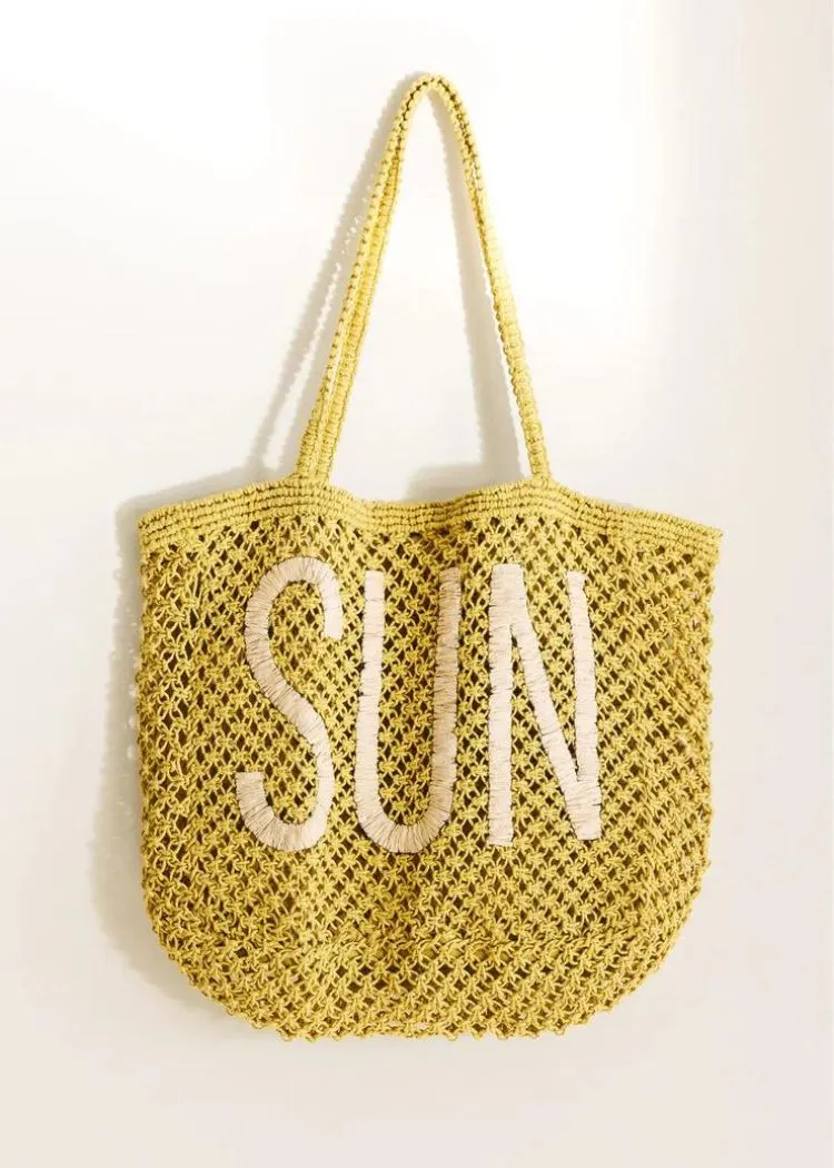 Z Supply Summer Tote Bag- Sunshine